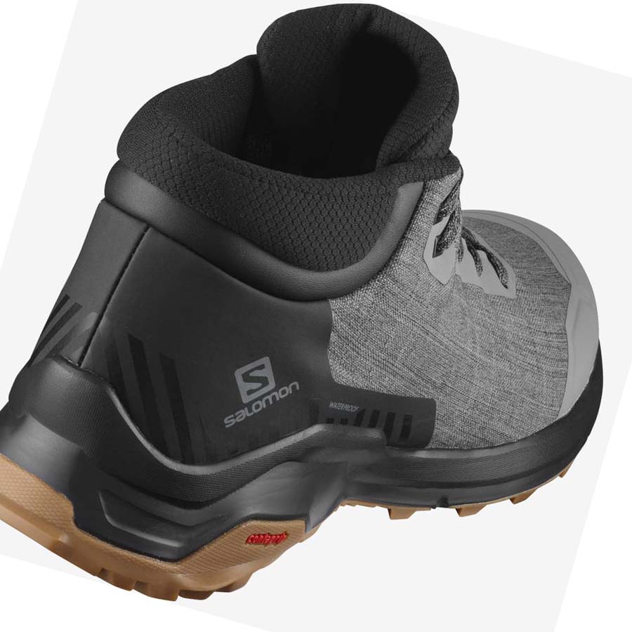 Salomon X REVEAL CHUKKA CLIMASALOMON™ WATERPROOF Téli Csizma Férfi Szürke | HU 2247CTV